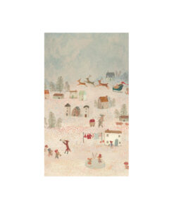 Maileg -  Geschenkpapier, "Santa is coming" - Rolle 10m