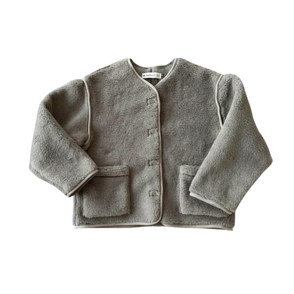 Alwero - LIMITED EDITION, Jacket Women CLOUDY, Biowolle, Mouse – Bild 4