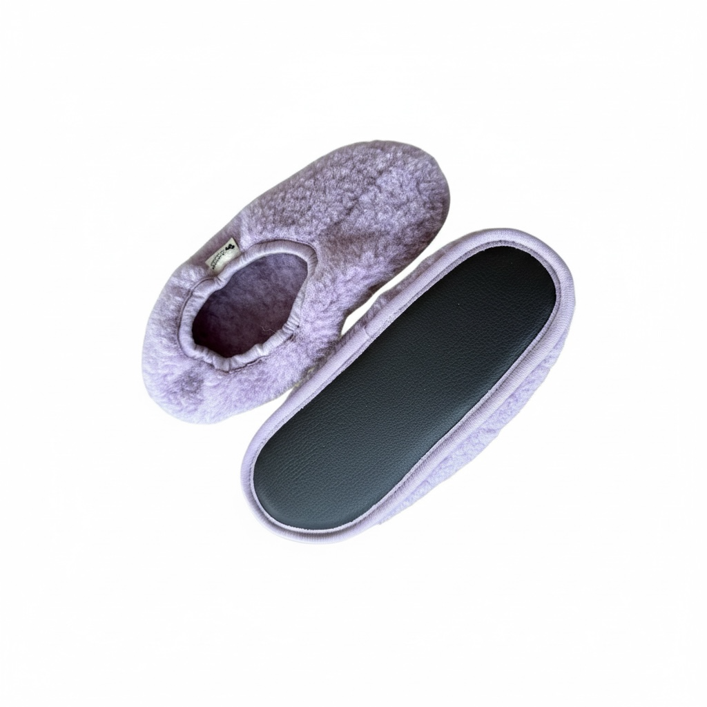 Alwero - Hausschuhe, Ballerina ADULT, LILLY, Biowolle – Bild 4