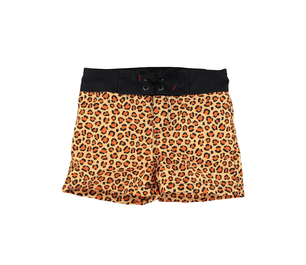 PiuPiuChick - Badehose "Animal Print", Mustard