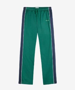 BOBO CHOSES - Gestreifte Sweathose mit Reißverschluss, grün/blau