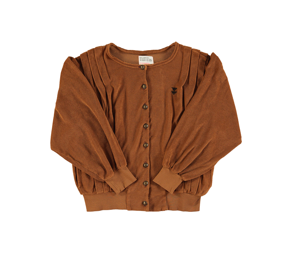 Sisters Department - Sweatjacke, faded brown, Biobaumwolle