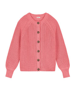 YUKI - Strickjacke Chunky Knit Women, CREAM, Bio Baumwolle