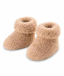 Alwero - Booties Baby, EVERS, Tan, Biowolle