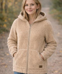 Alwero - Jacke "ALASKEN" Adult, BEIGE, Biowolle Ultra Light