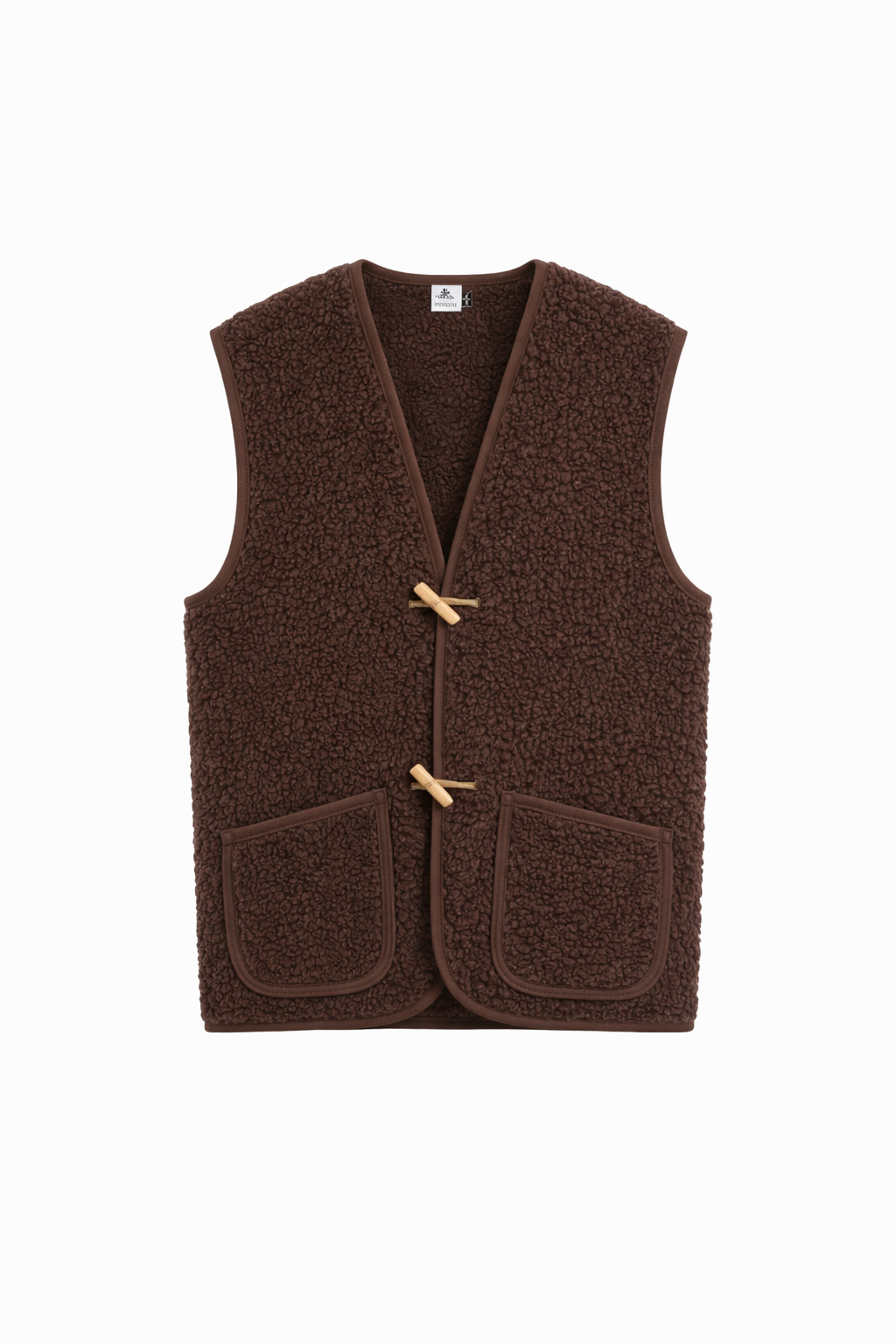 Alwero - Bodywarmer "Alpen 3.0" Adult, Biowolle, Chocolate Martini, ultra light