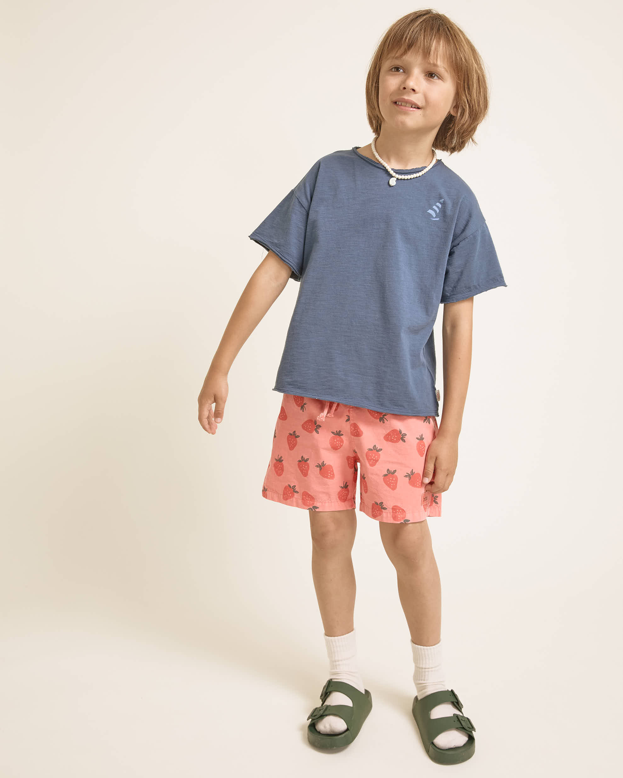 Buho - T-SHIR "WAIKIKI", navy, Biobaumwolle – Bild 2