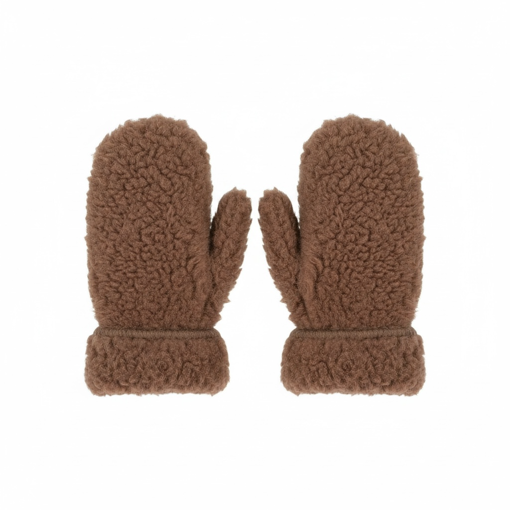 Alwero - Handschuhe, Freeze Kids, Camello, Biowolle – Bild 2