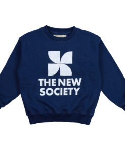 The New Society - TNS Logo Sweatshirt Indigo Denim