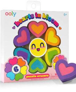 OOLY - Radiergummi, Hearts in Bloom, 6er Set