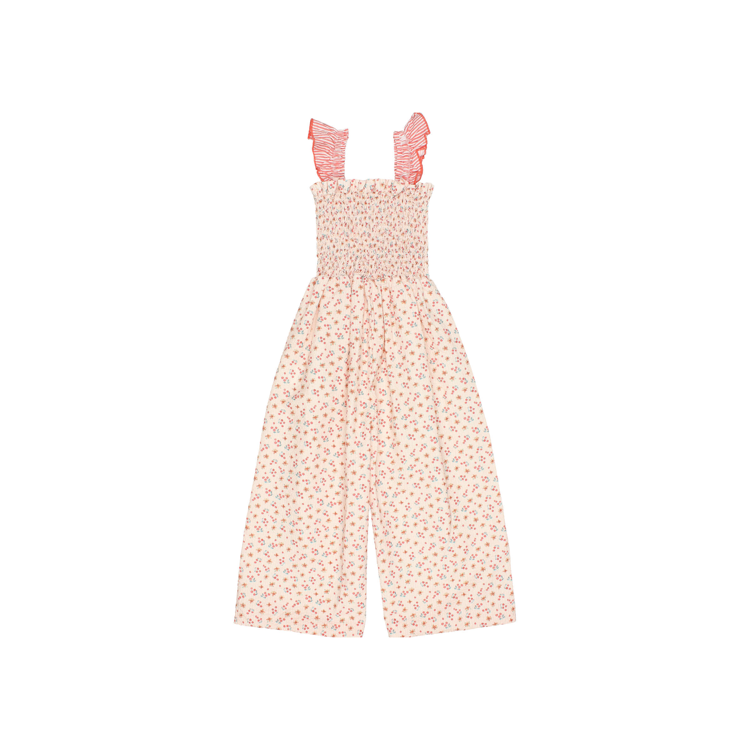 Buho Barcelona - Jumpsuit Picnic, Coral, Biobaumwolle