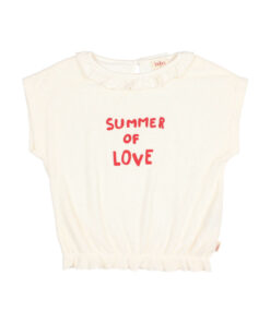 Buho Barcelona - T-Shirt Frottee Girly, ecru, Biobaumwolle