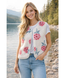 Alwero - Bodywarmer "TYB" ADULT, Biowolle, PEONY, ultra light, LIMITED EDITION