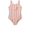Liewood -  Badeanzug "Suna" gestreift, Coral Blush