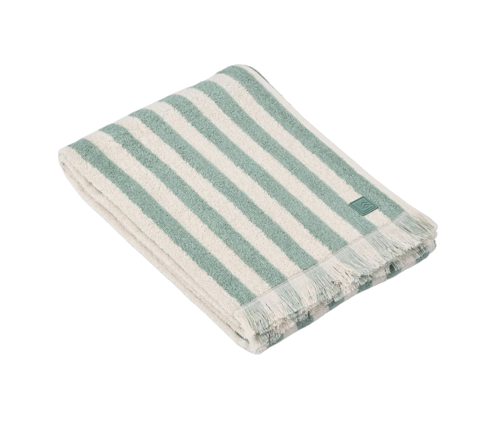 Liewood - Strandtuch, Peppermint/Creme, Biobaumwolle