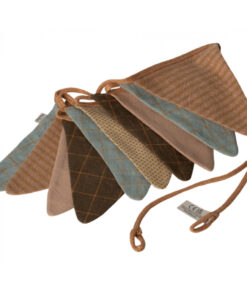 Maileg - Wimpel-Girlande, Ocker, Biobaumwolle