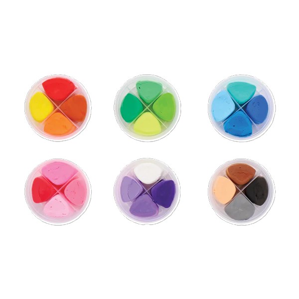 OOLY - Modeliermasse lufttrocknend "Creatibles Deluxe", 24er Set – Bild 2