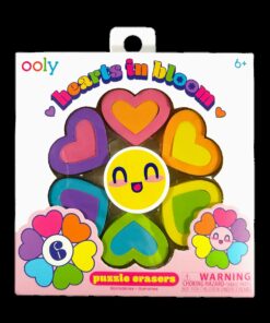 OOLY - Radiergummi, Hearts in Bloom, 6er Set