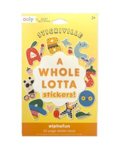 OOLY - Stickiville Sticker x Suzy, Stickerbuch, "A Whole Lotta Sticker Book - Alphabet"