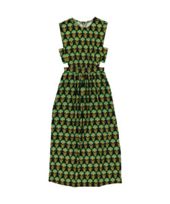 Sisters Department- Kleid lang Blumen, black, Viskose