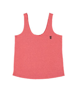 Sisters Department - Top V-neck, coral, Leinen