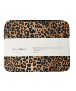 Studio Noos - Laptop-Tasche, "BROWN LEOPARD" 15 Zoll