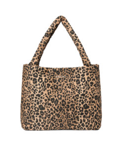 Studio Noos - Mom Bag "SOFT COTTON LEOPARD", Brown Leopard