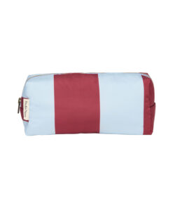 Studio Noos - Pouch "Bold Stripe", Bordeaux/Light Blue