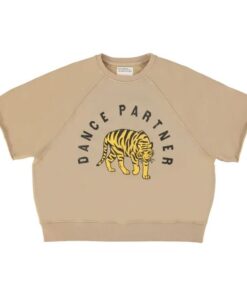 Sisters Department- T-Shirt Leopard, brown, Bio-Baumwolle