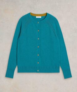 White Stuff - Cardigan LULU, BRT Blue, Biobaumwolle