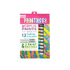 OOLY - Acrylfarben Set "Pastel Colors", 12 Farben + 2 Pinsel