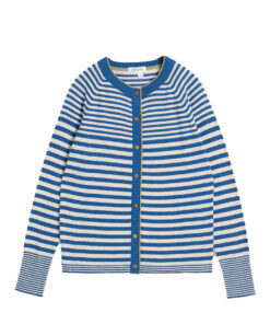 White Stuff - Cardigan LULU gestreift, blue, Bio-Baumwolle