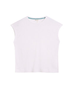 White Stuff - T-Shirt ROWAN, white, Leinen
