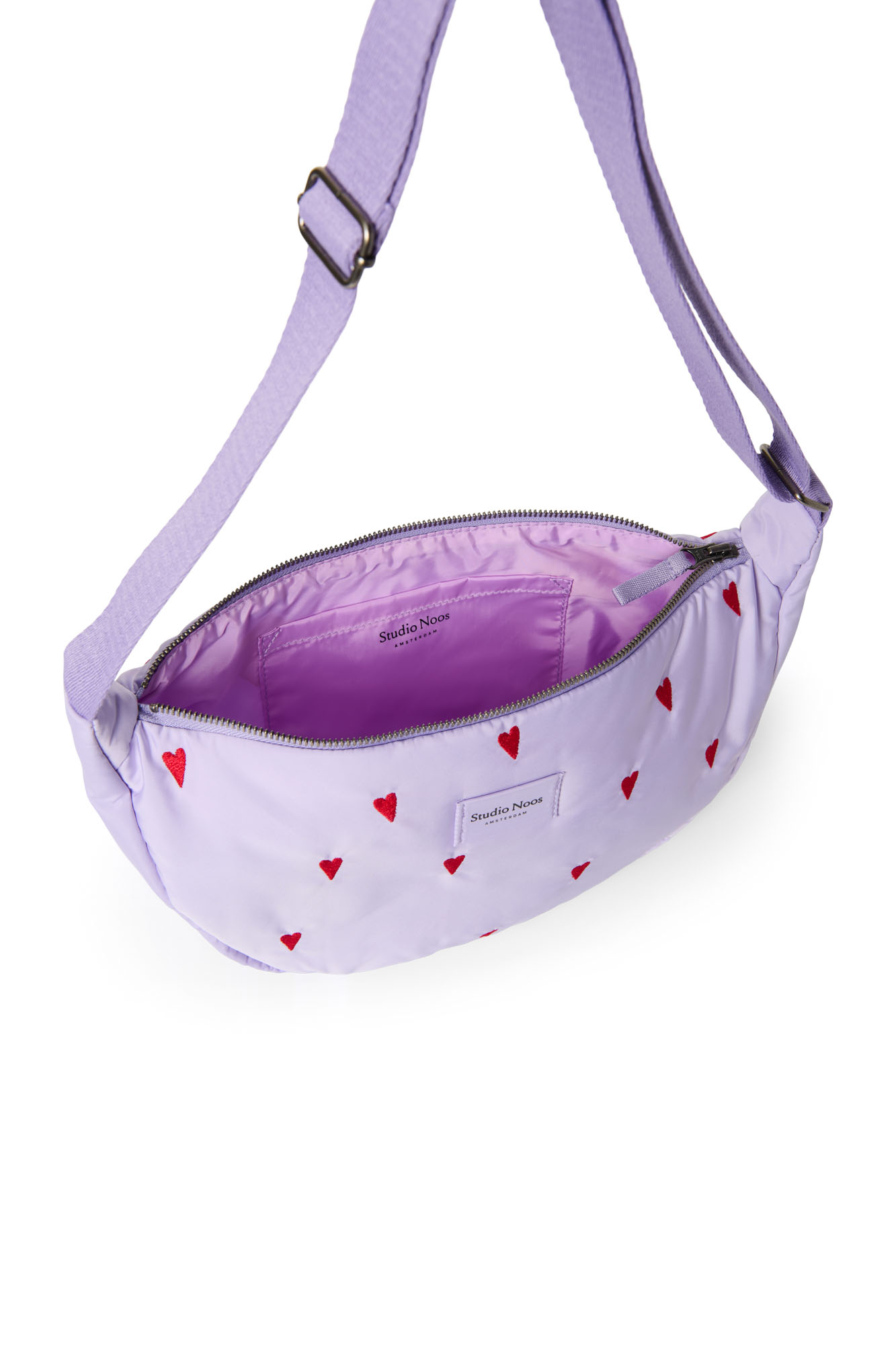 Studio Noos - Bauchtasche, Fanny Pack, Puffy Purple Hearts – Bild 4