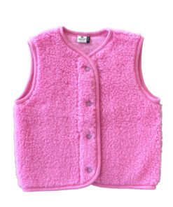 Alwero - Bodywarmer "TYB" Junior, BUBBLE GUM, Merinowolle, ultra light - LIMITED EDITION