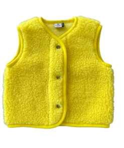 Alwero - Bodywarmer "TYB" Junior, LEMON GRASS, Merinowolle, ultra light - LIMITED EDITION