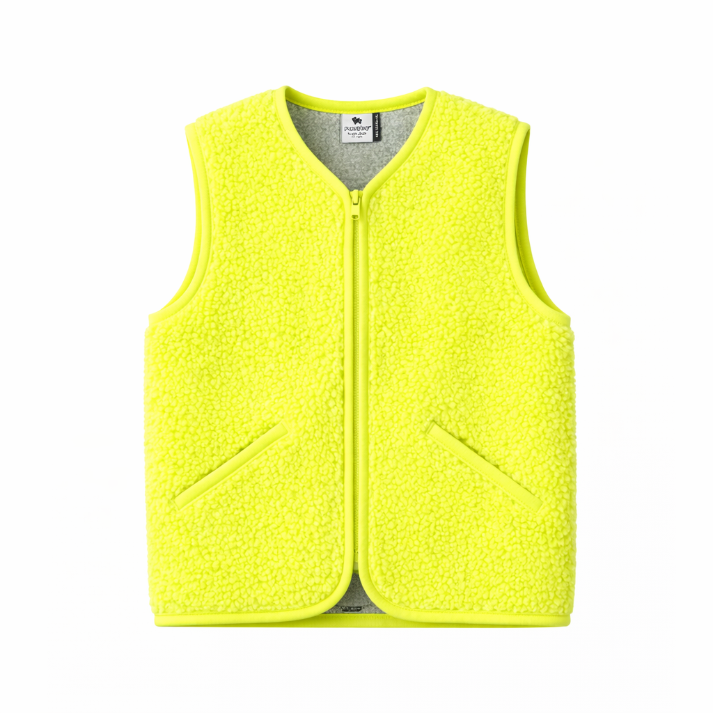 Alwero - Weste "POS" Adult, LEMON GRASS, Merinowolle, ultra light - LIMITED EDITION