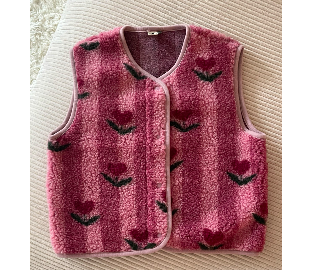 Alwero - Weste "TYB" Adult, CHERRY, Merinowolle, ultra light - LIMITED EDITION – Bild 3
