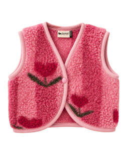 Alwero - Bodywarmer "LULU" Junior, CHERRY, Merinowolle, ultra light - LIMITED EDITION
