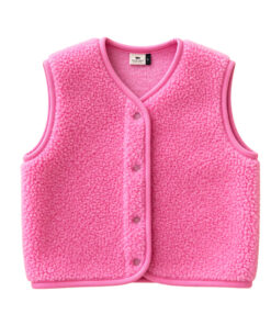 Alwero - Bodywarmer "TYB" Junior, BUBBLE GUM, Merinowolle, ultra light - LIMITED EDITION