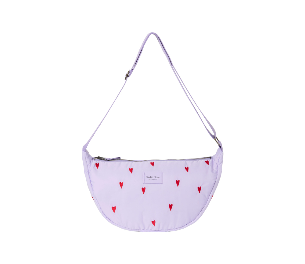 Studio Noos - Bauchtasche, Fanny Pack, Puffy Purple Hearts