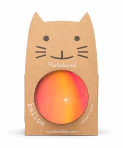 Ratatam - Ball, Pink und Orange, 15cm
