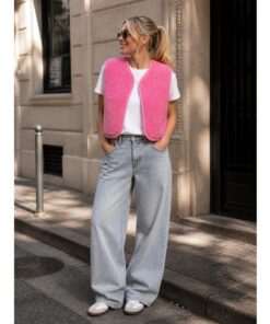 Alwero - Weste "CAMINO" Adult, BUBBLE GUM, Merinowolle, ultra light