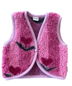 Alwero - Bodywarmer "LULU" Junior, CHERRY, Merinowolle, ultra light - LIMITED EDITION
