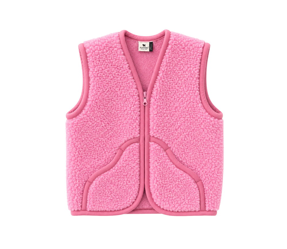 Alwero - Bodywarmer CARPATHIAN, Biowolle, PINK