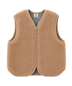 Alwero - Weste "ALF ZIP" Adult, Tan, Merinowolle
