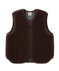 Alwero - Weste "ALF ZIP" Adult, CHOCO MARTINI, Merinowolle