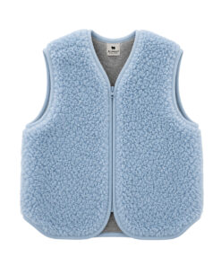 Alwero - Weste "ALF ZIP" Adult, Icy Blue, Merinowolle