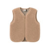 Alwero - Weste "ALF ZIP" JUNIOR, TAN, Merinowolle
