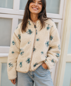 Alwero - Jacke BLOOM, Oversize, WILD ROSE, Merinowolle, ultra light